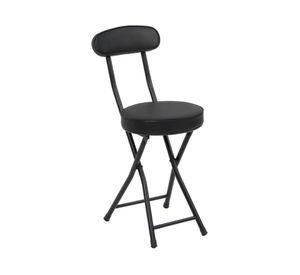 Silla plegable Teo negro