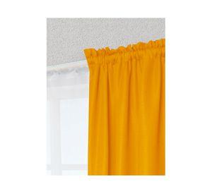 Set de Cortina Tabata 140x220 cm Mostaza Doral