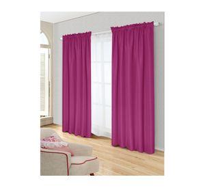 Set de Cortina Tabata 140x220 cm Fucsia Doral