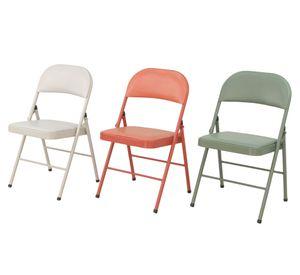 Silla plegable beige