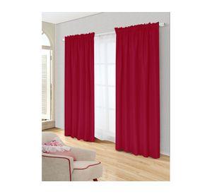 Set de Cortina Tabata 140x220 cm Rojo Doral