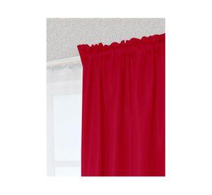 Set de Cortina Tabata 140x220 cm Rojo Doral