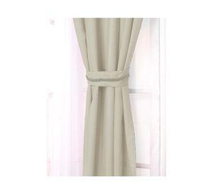 Set de Cortina Agatha 140x220 cm Crudo Doral