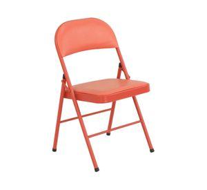 Silla plegable terracota