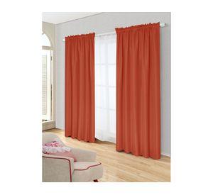 Set de Cortina Tabata 140x220 cm Terracota Doral