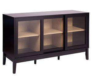 Buffet Carlota 3 puertas negro