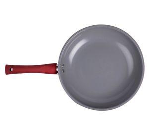 Sarten 28 cm Montecarlo Titanio rojo