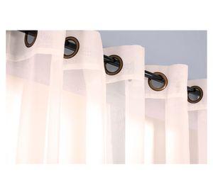 Cortina Velo 145x220cm Liso Argollas crudo