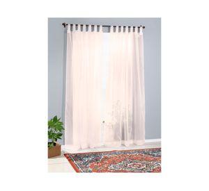 Cortina Velo 145x220cm Liso Presilla crudo