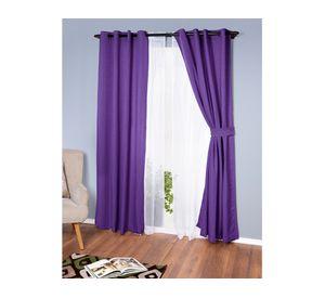 Set de Cortina Emilia 140x220 cm Lila Doral