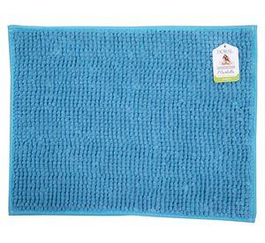Piso de baño 40x60 cm Marbe Shaggy celeste