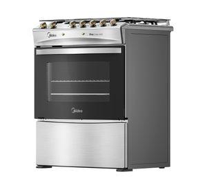 Cocina a gas MCG-5QPI30NS inox 5 quemadores