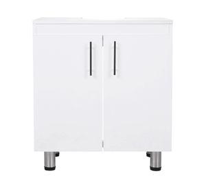 Combo 2 vanitorios con patas 2 puertas blanco