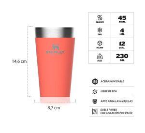 Vaso Pint Adventure rosado 0.47 lt