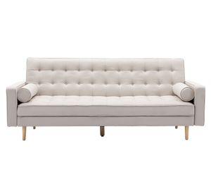 Sofá cama Isidro poliéster beige