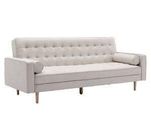 Sofá cama Isidro poliéster beige
