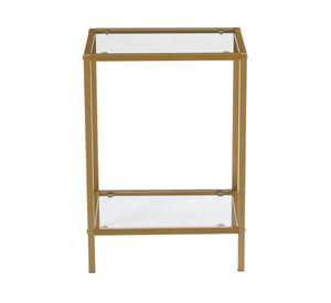 Mesa lateral Goldy 55x38x28 cm