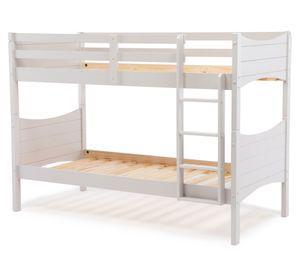Camarote Madera Blanco Curvy 1 plaza