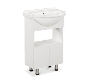 Mueble vanitorio Cannes 50 cm 2 puertas blanco