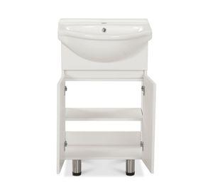 Mueble vanitorio Cannes patas 84x50x41 cm blanco