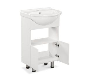 Mueble vanitorio Cannes 50 cm 2 puertas blanco