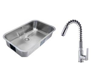 Lavaplatos 20x78.7x48.2 inox + Grifo IN 934 CR