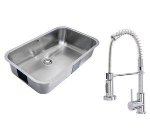 Lavaplatos 20x78.7x48.2 inox + Grifo IN 939