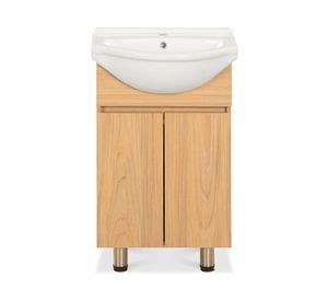 Mueble vanitorio Cannes patas 84x50x41 cm olmo