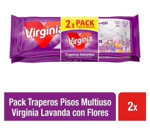 Trapero húmedo con ojal para pisos lavanda 2 un