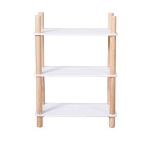 Repisa Kids blanco/natural 66x48x24 cm