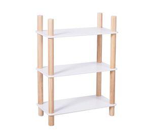 Repisa Kids blanco/natural 66x48x24 cm