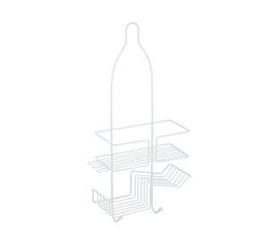 Organizador ducha colgar blanco 51.5x25x11 cm