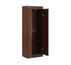 Clóset 2 puertas 1 repisa chocolate 175x60x39.5 cm.