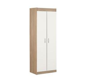 Clóset 2 puertas 2 repisa bicolor 175x60x39.5 cm.