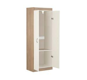 Clóset 2 puertas 2 repisa bicolor 175x60x39.5 cm.