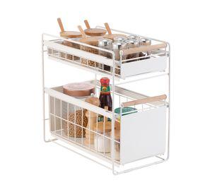 Carro organizador 2 Niveles 39x40x23 cm