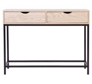 Mesa arrimo Oregón 75x100x30 cm natural