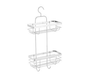 Organizador ducha colgante 2 Pisos inox