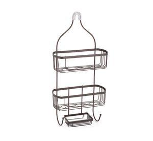 Organizador ducha colgante 2 Pisos negro Antique