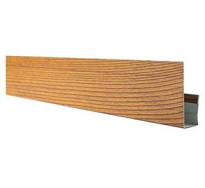 Perfil de acero J o exterior 0.27 mm 4x300 cm avellana