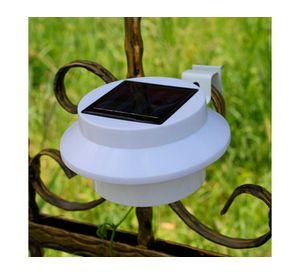 Foco LED redondo con panel solar 3.7V blanco