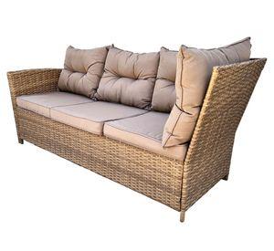 Juego living comedor terraza Antonia 9 personas