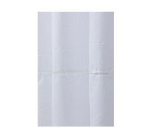 Cortina baño Broderie blanco 180x180 cm