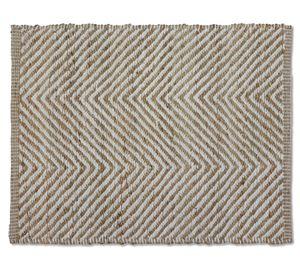 Bajada de cama Tíbet algodón natural 60x90 cm