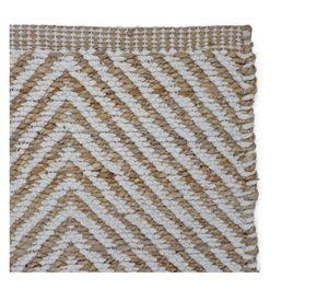 Bajada de cama Tíbet algodón natural 60x90 cm