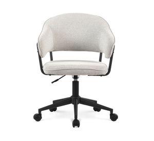 Silla de escritorio Stanford gris claro con ruedas
