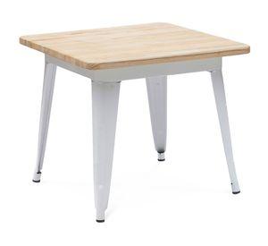 Mesa infantil Becca + 2 sillas natural/blanco