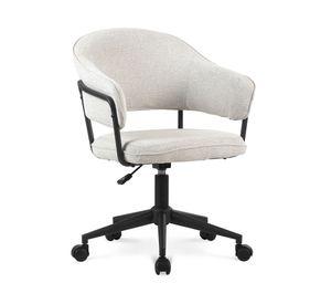 Silla de escritorio Stanford gris claro con ruedas