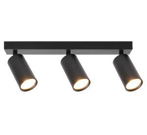 Lámpara de techo 50W GU10 3L LED Harper negro