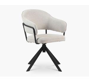Silla de escritorio giratoria Stanford gris claro